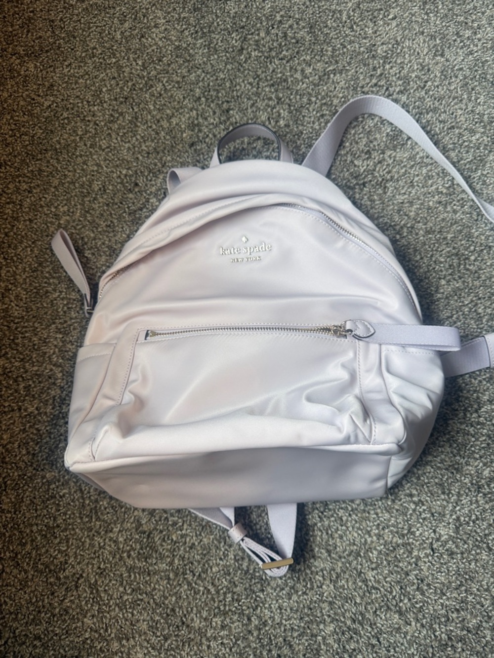 kate spade Pastel Lilac Compact Leather Backpack